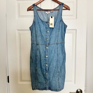 NWT Levi's 100% Cotton Light Blue Denim Dress